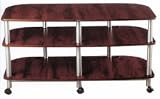 VTI AR Series 41 inch Wide Audio Video Rack TV Stand AR503C (Cherry)