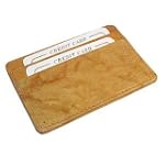 MW30170 Cowhide 4" x 2.75" Leather Slim Line Credit Card Holder Available in Different Colors