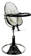 bloom fresco loft High Chair - Black Base - Coconut White