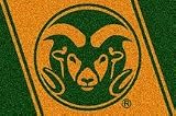 Colorado State Rams 5 &acute; x 8 &acute; Team Door Mat - B0001H0J7Q