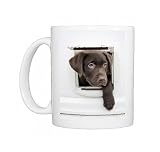 Photo Mugs of Chocolate Labrador Dog from Rspca