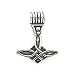 Pendant - Silver Irish Celtic Fancy Design Pendant Charm
