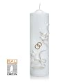 Hochzeitskerze gold 250x70 mm