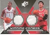 2005 SPx Authentic Tracy McGrady & Yao Ming Dual Game-Worn Jersey Card