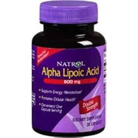 Natrol Alpha Lipoic Acid ( 30 Caps, 600 mg ) by