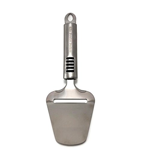 Best Cheese Slicer Made of Stainless Steel, This Cheese Plane Slices Semi-Hard and Hard Cheese. Extra Strong, Super Comfortable. Also Peels Vegetables, Potatoes and More. Elite Premium Products