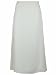 Eileen Fisher Silk Georgette Crepe Skirt Misses Bone