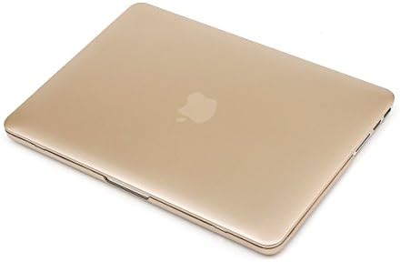 Rubberized Hard Case (No Cut Out Design) for Macbook Pro 13.3" with Retina Display (A1425 and A1502) - Champagne