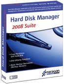 Software: Paragon Hard Disk Manager 2008 Suite