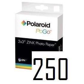 Click here to buy Polaroid Zink media 250 Pack Photo Paper for Polaroid Pogo Cameras and Printers by Polaroid.