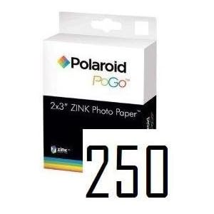 Polaroid Zink Media 250 Pack Photo Paper For Polaroid Pogo Cameras And Printers