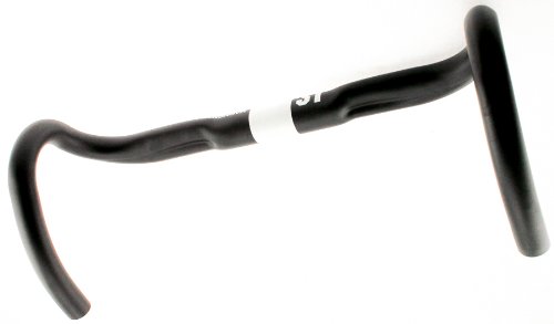 3T DESIGN ERGONOVA 40cm C-C Alloy Drop Handlebars 31.8mm Aluminum Black 400mm