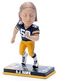 Green Bay Packers A.J. Hawk Forever Collectibles Photo Base Bobble Head