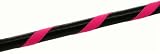 Small-Medium (38) weighted (625g) Black & Fluorescent Pink exercise & dance Hoola Hula Hoop