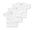 Gerber Brand 3 Pack White Pullon Short Sleeve Shirt, 3-6 Months