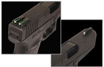 Truglo Tfo Handgun Sight Set - H&K - Ylw Rs, Green/Yellow On Sale