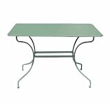 Review The Urban Garden  / sage green metal rectangular table - suitable for the garden or inside - 117cm L x 77cm W x 74cm H