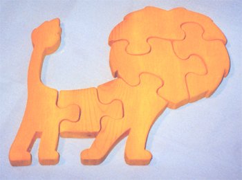 31DwNR8b8FL Wooden Educational Jig Saw Puzzle   Lion