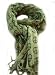 Olive Green Peace Sign Lightweight Scarf/scarves