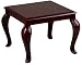 Mahogany Finish Queen Ann Traditional End Table