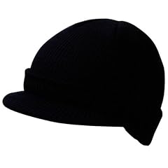 Strickm�tze mit Schild in vielen Farben Schwarz,Einheitsgr��e / Unisize