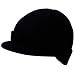 Strickm�tze mit Schild in vielen Farben Schwarz,Einheitsgr��e / Unisize