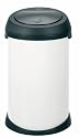 Brabantia Touch Bin, 50litre, White/Black Lid