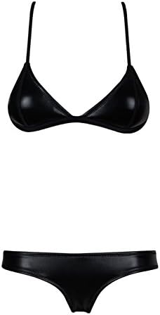 SOTW Color Block Bright Diving Suit Mesh Neoprene Bikini Set Swimsuit Swimwear, Twiggy Stardust, XS