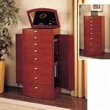 Powell 'Natural Cherry' Jewelry Armoire