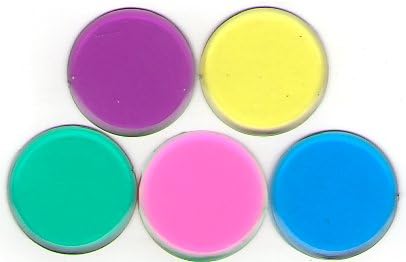 1000 Bingo Chips, Plastic Non-magnetic 7/8 Inch Chips -Assorted Colors-