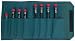 Wiha 26199 Precision 8Piece Set Ph 000-00-0-1/Slot 1.0-2.0-3.0-4mm in Pouch