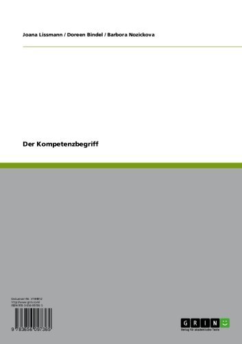 Der Kompetenzbegriff (German Edition)