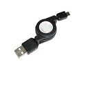 Ex-Pro Retractable USB 2.0 Cable A to Mini B - USB cable - Retractable suitable for :- IFC-300 IFC-400PCU, EOS D10, EOS 10D, EOS 11D, EOS 20D, EOS 300D, EOS 350D, Elura 40MC, 50, 60, 65, 70, Canon G3, G4, G5, G6, G7, G9, G10, Digital Rebel, Rebel XT, Rebel ML, Pro 1, Pro 70 IS, S1, IS, S2 IS
