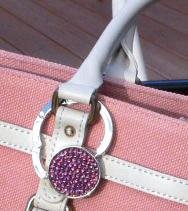 Cover image : LUXE LINK リュクスリンク / スマートバッグキーパー(バッグフック) -Swarovski Skull スワロフスキースカル