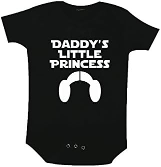 Star Wars, Daddys Little Princess Baby Bodysuit unisex-baby by BabyApparels (24M, Black)