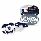 New York Yankees MLB Baby Pacifiers (Set of 2)