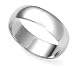 Solid Sterling Silver 7mm Wedding Band Ring (Size 5,6,7,8,9,11,12)