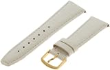Hadley-Roma Women's LSL135RT-200 20-mm White Alligator Grain Leather WatchStrap