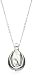 Jamie Kole "Spirit" Sterling Silver and Herkimer Diamond "Light Within" Pendant Necklace
