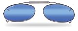 Flying Fisherman SpringLock Clip-On Small Square Shape Polarized Sunglasses