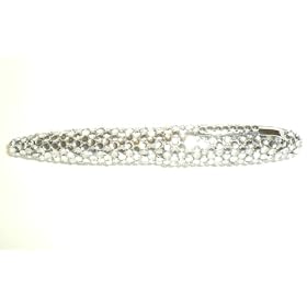 Silver Crystal Rhinestone Roller Ball Pen (4 inch)