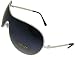 New (Unisex Mens Ladies) White Aviator Sunglasses Black Tint Lense Aviator Wr...