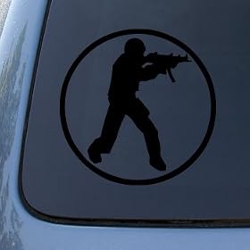 COUNTERSTRIKE - Half-Life - Vinyl Decal Sticker #A1427 | Vinyl Color: Black