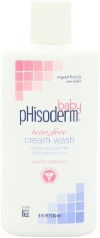 pHisoderm Baby Tear-Free Cream Wash, 8-Ounce Bottles (Pack of 3) by pHisoderm Baby