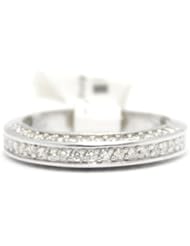 14k White Gold Comfort Fit Diamond Ring ( 0.52 CTTW, H Color, SI1-SI2 Clarity )