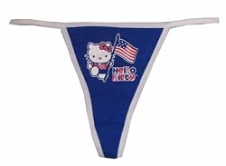 Hello Kitty American Flag String Thong for women