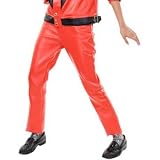 Red Leather Pants Adult Costume 31DxK4sN%2BWL. SL160 Red Leather Pants Adult Costume