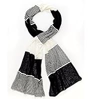 Per Una Variegated Striped Scarf