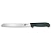 Victorinox Cutlery 8-Inch Wavy Edge Bread Knife, Black Fibrox Handle