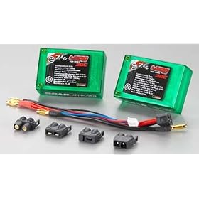 4200mAh 2S2P 7.4V 30C LiPo Hard Case Saddle Pack from Battery Packs